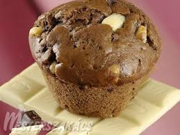 Fehércsokis muffin